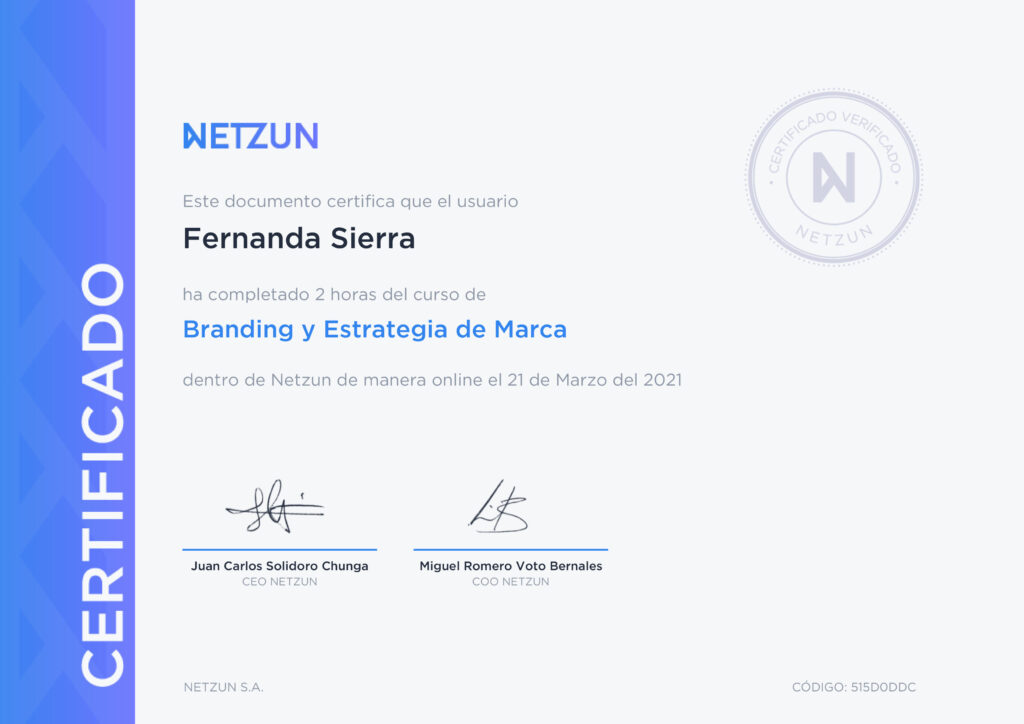 Certificado